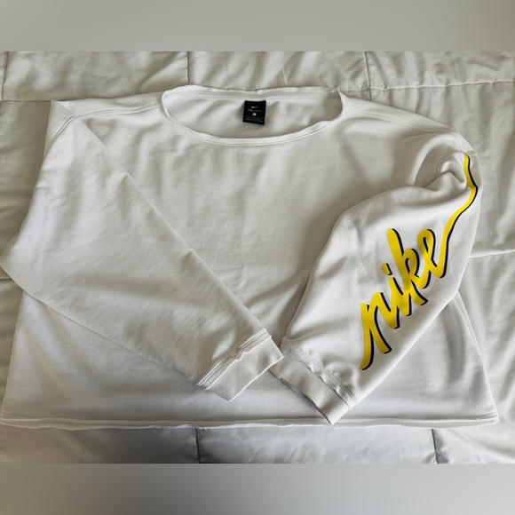 Nike Sweaters - Nike Cropped Boxy Sweatshirt with Word Logo